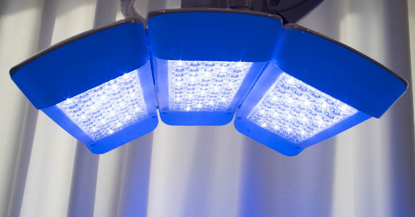 BLUE wavelength irradiation